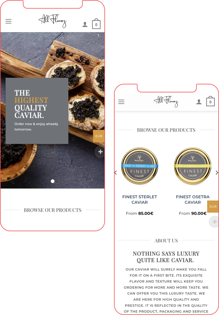 caviar mobile image